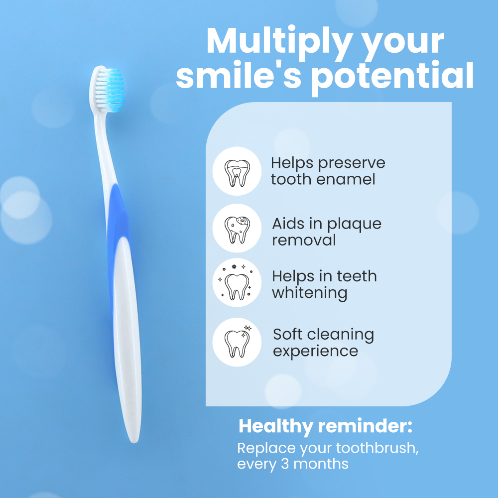OEM Custom Best Manual Toothbrush For Sensitive Teeth Copy