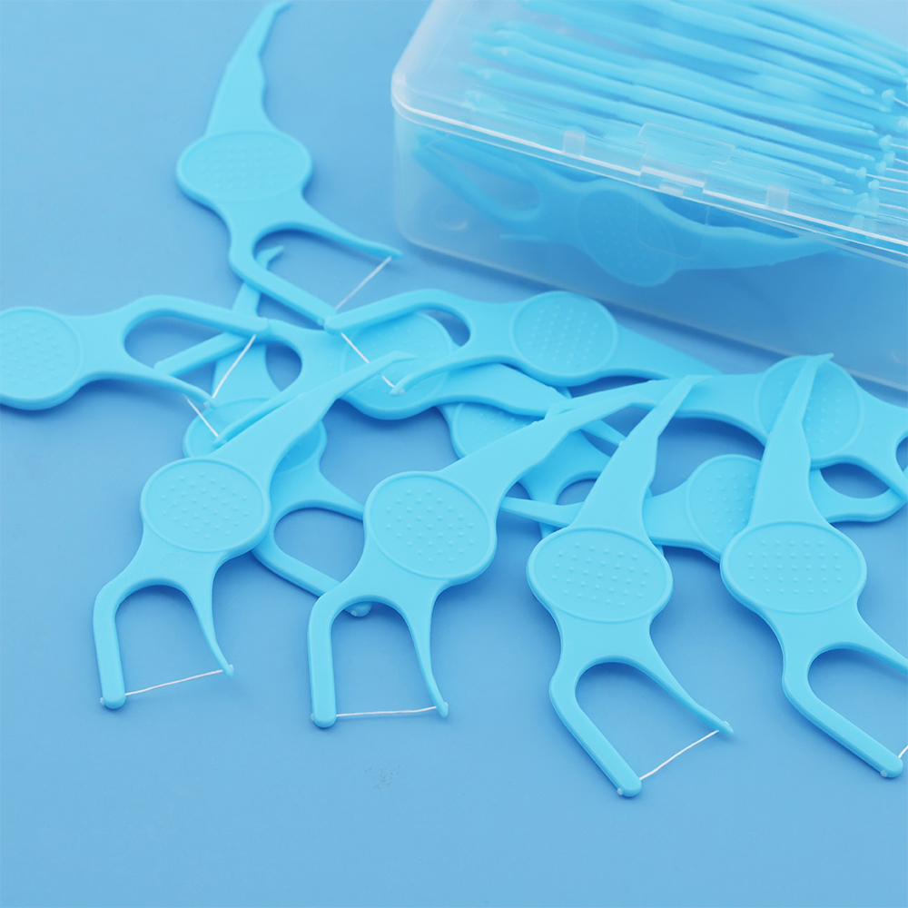 Copia de hilo dental desechable de plástico ecológico personalizado