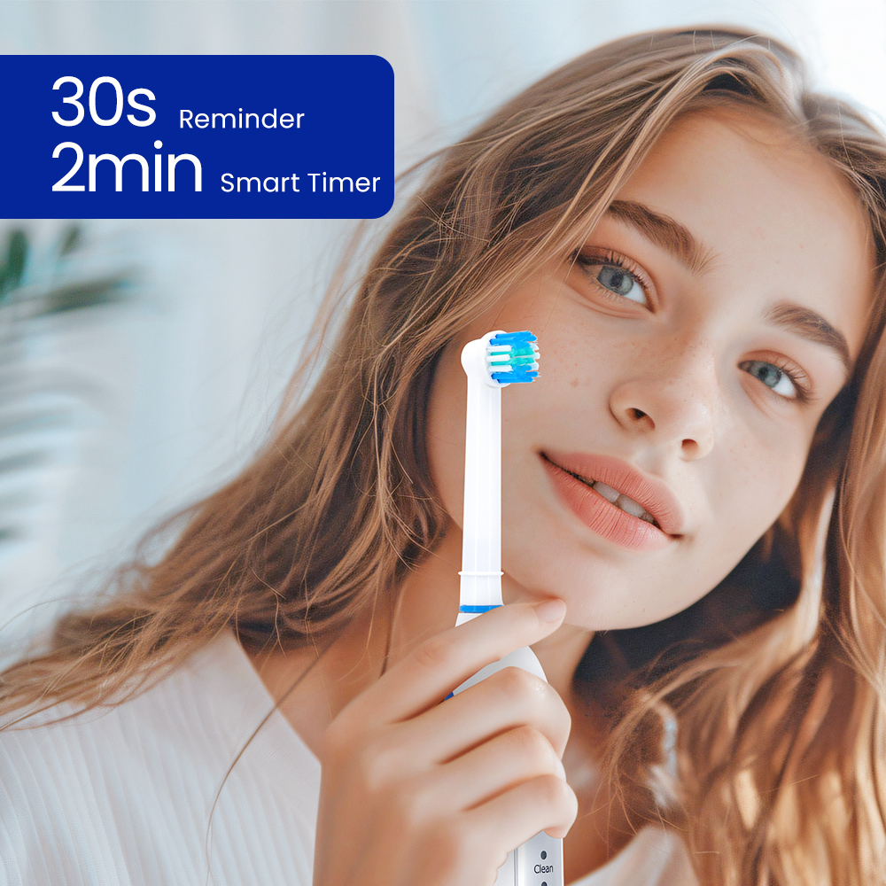 Customized Battery Operated Rotary Electric Toothbrush For Adult Copy