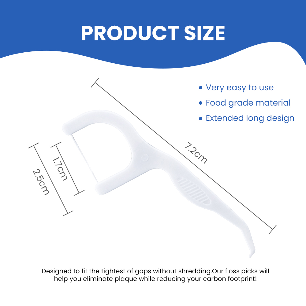Private Label Customized 2-in-1 Multi-functional Dental Floss Picks Copy