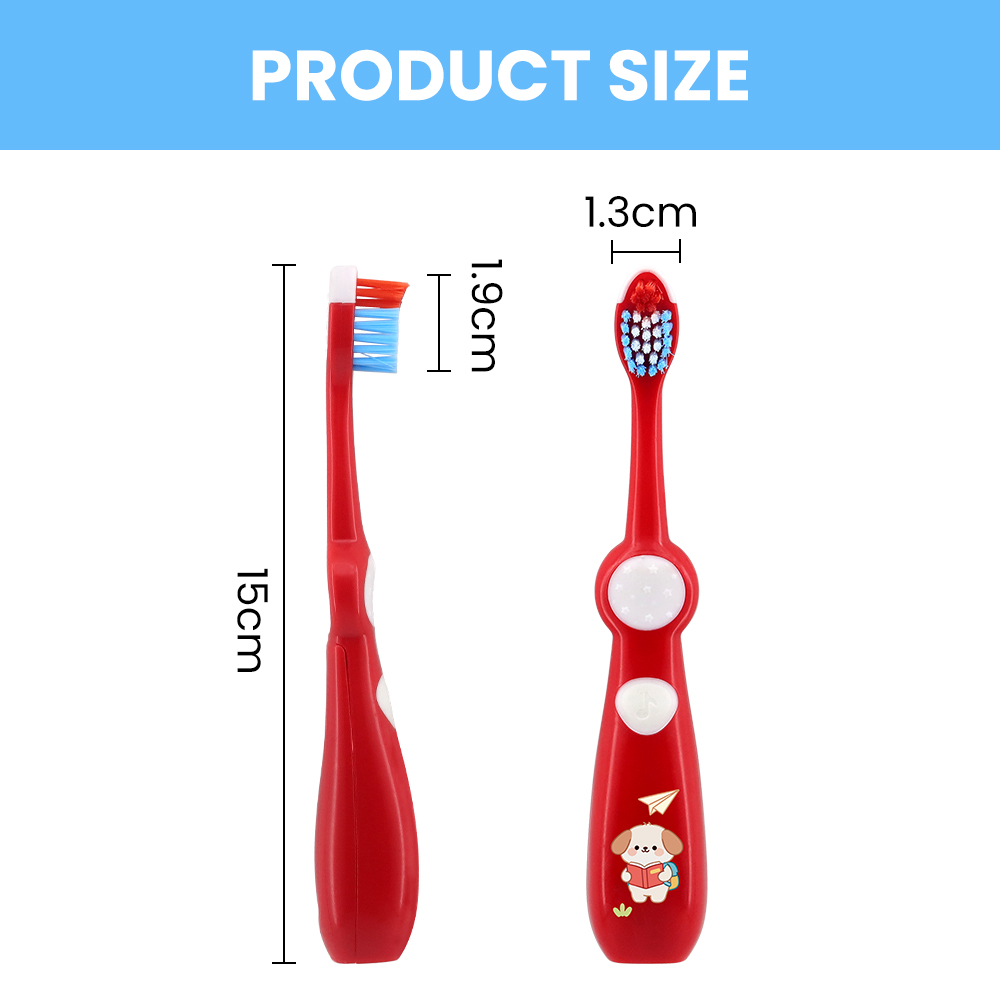 Wholesale Kids Ultra Soft Micro Nano Bristle Toothbrush with Tongue Cleaner Copy