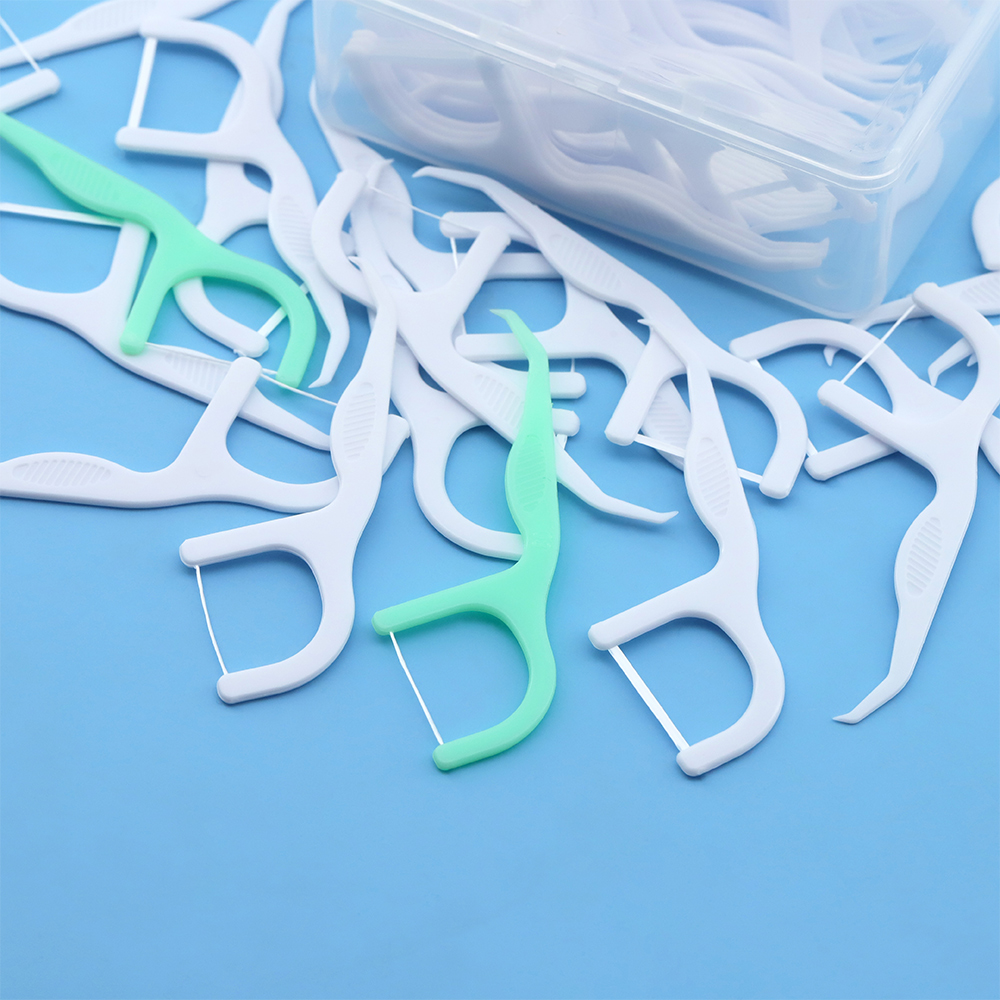 Private Label Customized 2-in-1 Multi-functional Dental Floss Picks Copy