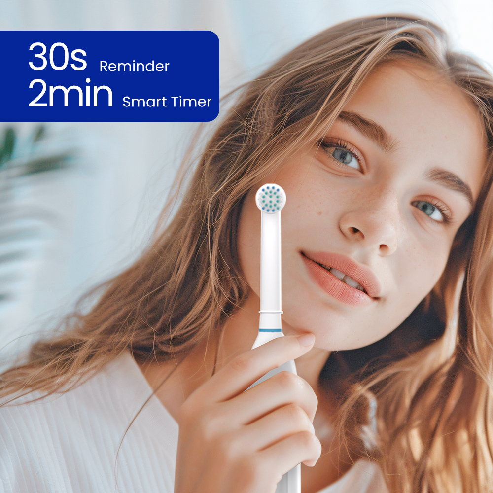 Cepillo de dientes eléctrico inalámbrico automático para adultos, personalizado por el fabricante (OEM) - Copia de fábrica