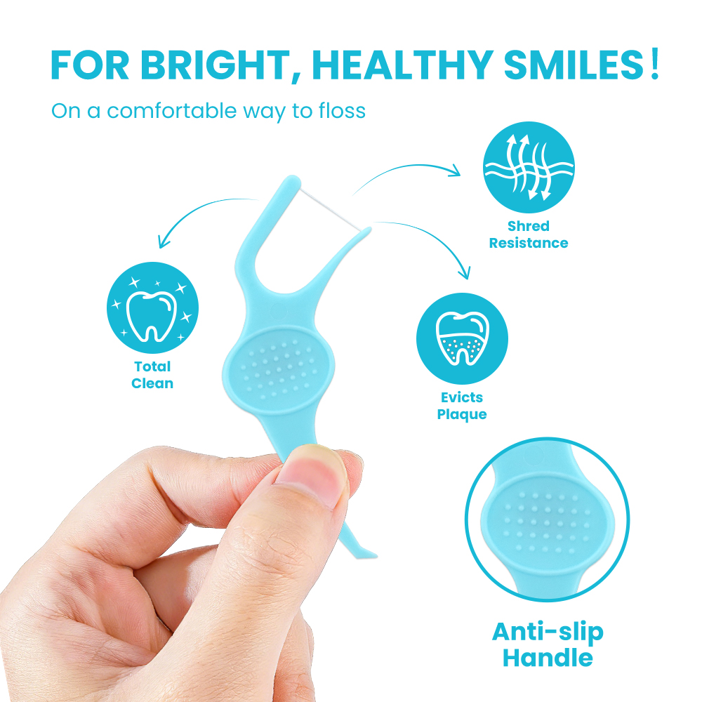 Copia de hilo dental desechable de plástico ecológico personalizado