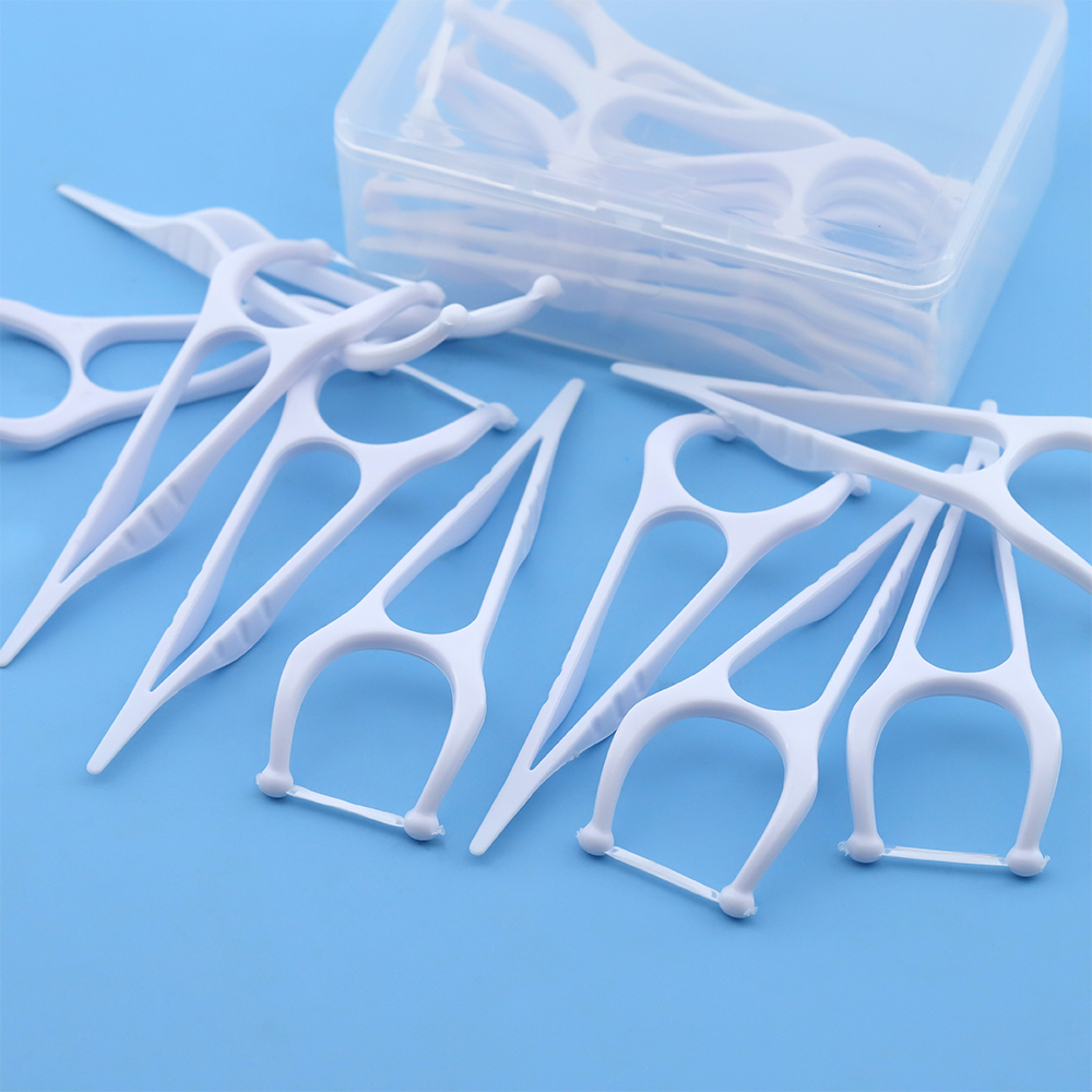 Best Selling Unwaxed Food Grade Dental Floss Picks Manufacturer Copy