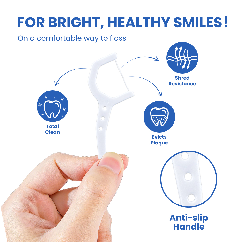Customized Personal logo Oral Hygiene Floss Toothpick Copy