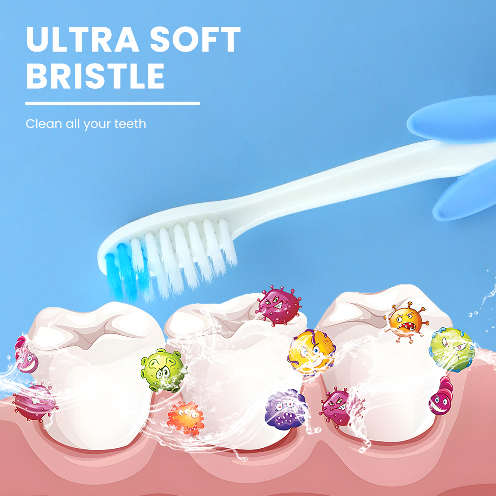 Full OEM/ODM Customization Animal Shaped Kids Toothbrush Copy