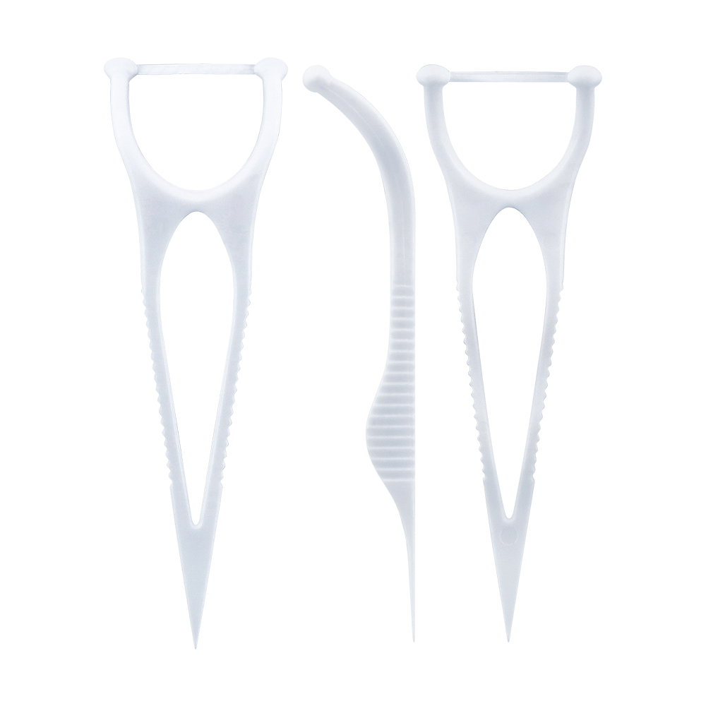 Logotipo personalizado para higiene bucal, fio dental e palito de dente.