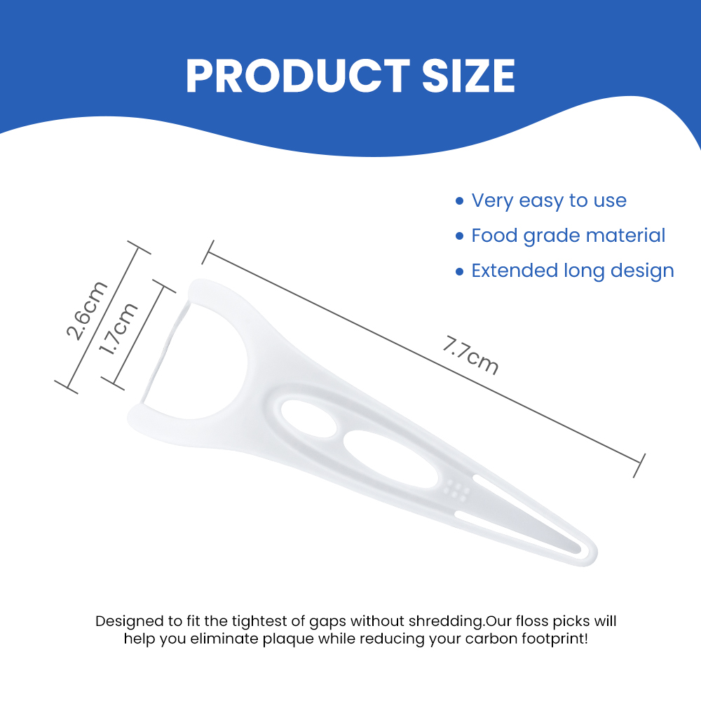 Palillos de hilo dental multifuncionales 2 en 1 personalizados con marca propia