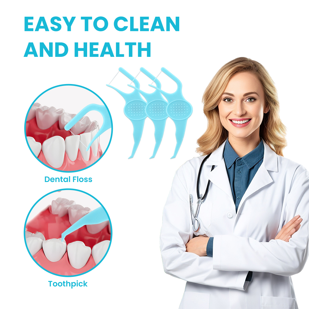 Copia de hilo dental desechable de plástico ecológico personalizado