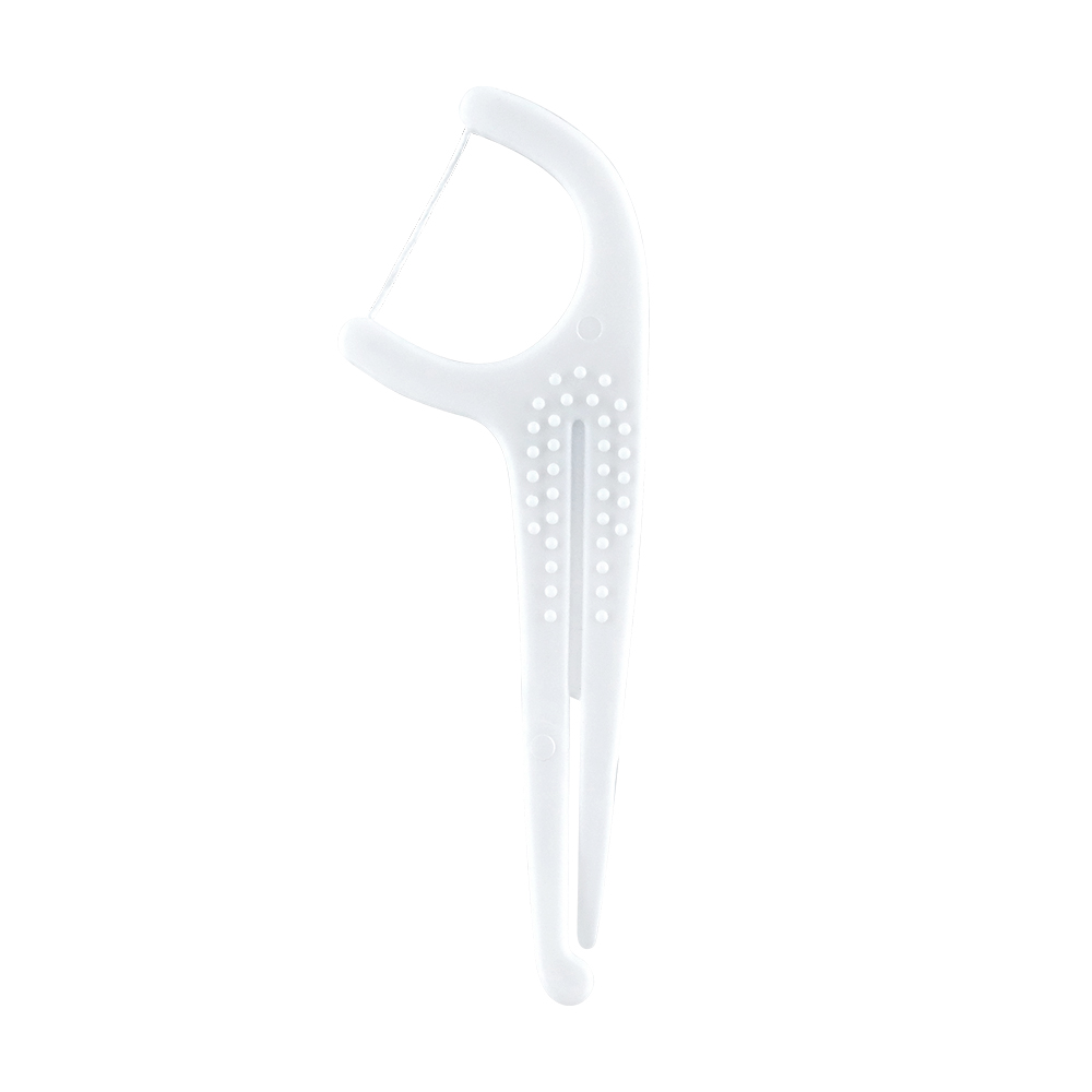 Customized 2-in-1 Dental Floss Picks with Interdental Brush Copy