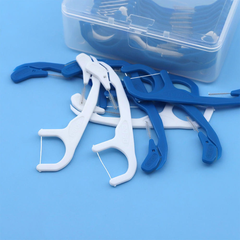 Palillos de hilo dental ecológicos personalizados con marca propia (copia)