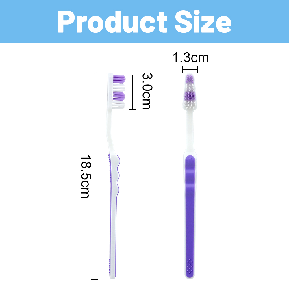 Toothbrush with Anti-Slip TPR Grip