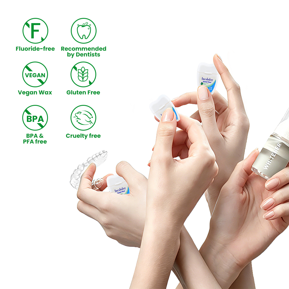 Customize Mint 50M Waxed Dental Floss for Clean Teeth and Healthy Gums Copy