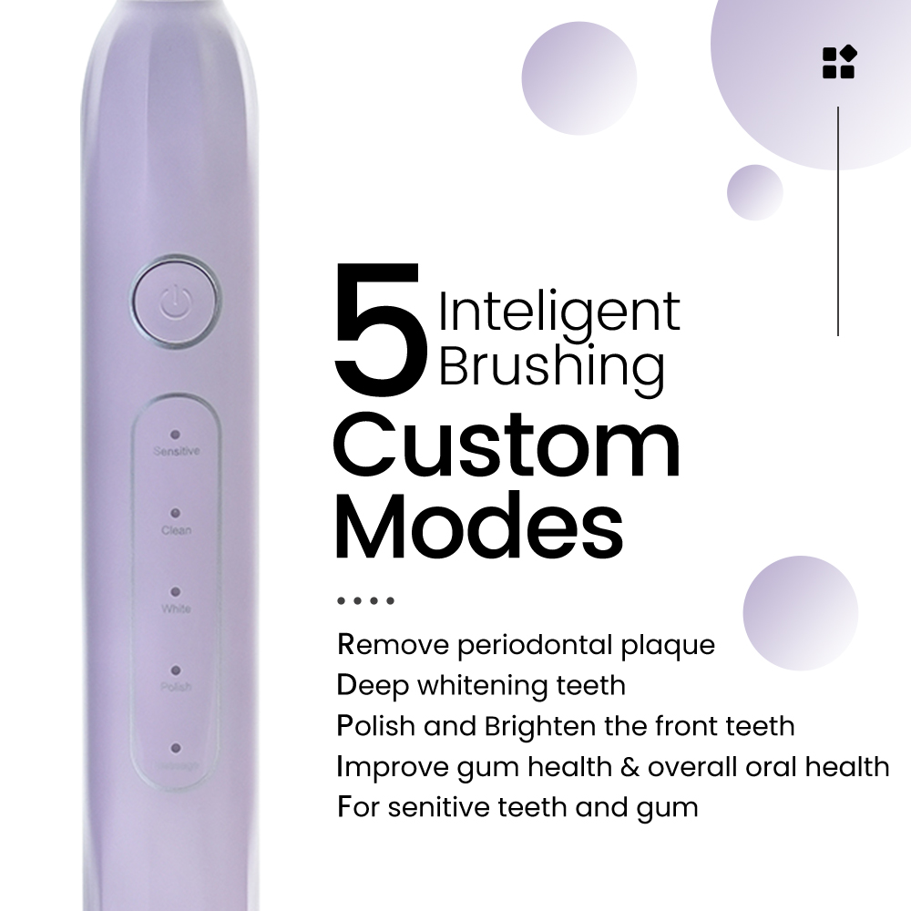Custom Logo Home Dental Bleaching Electric Toothbrush