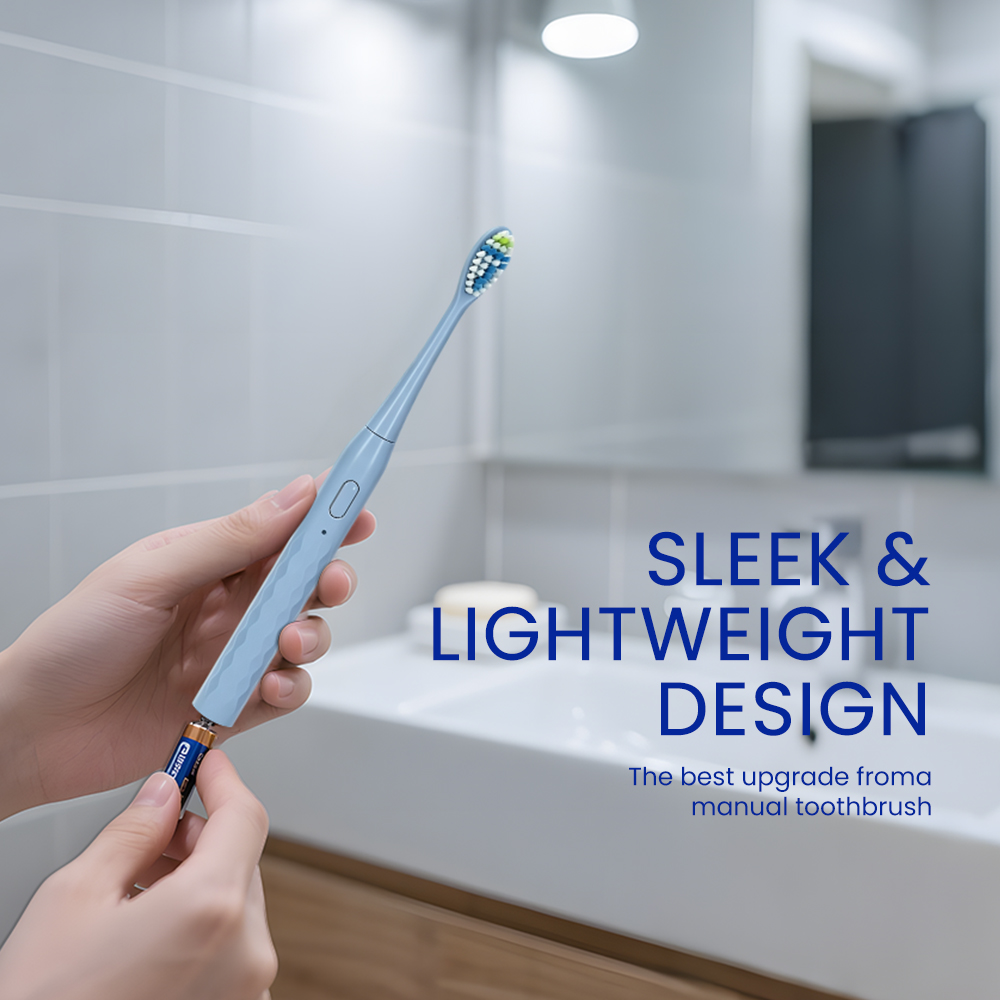 IPX7 Battery Toothbrush with 2-Minute Timer OEM Manufacturer