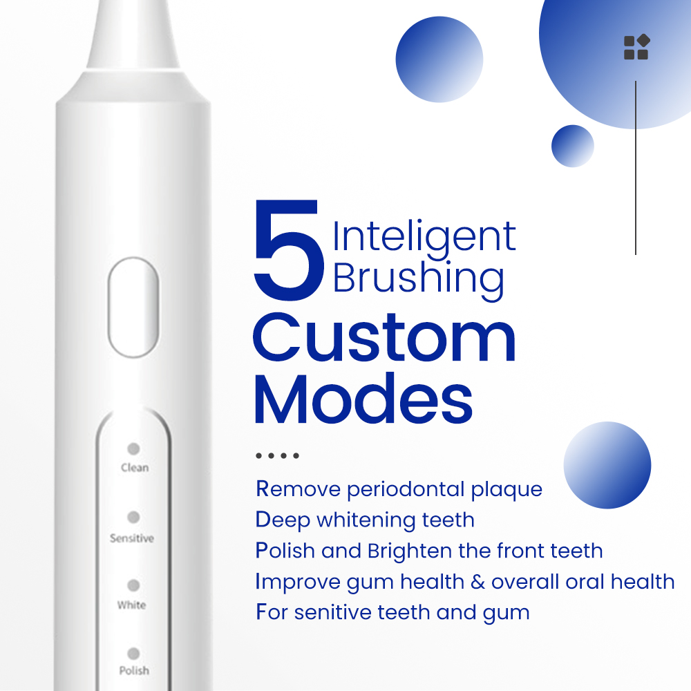 Budget 5-Mode Sonic Toothbrush OEM Manufacturer