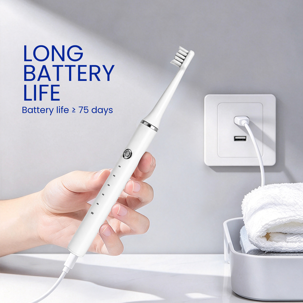 75-day battery electric toothbrush