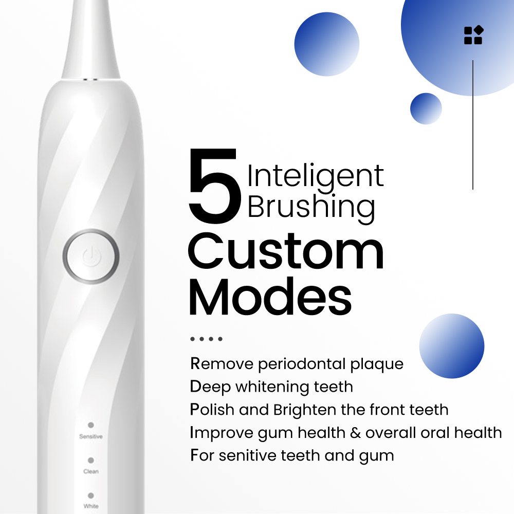 Diamond Pattern Sonic Electric Toothbrush OEM Manufacturer