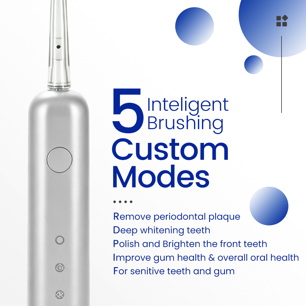 ODM Adult Rechargeable IPX7 Waterproof Sonic Electric Toothbrush Portable Copy