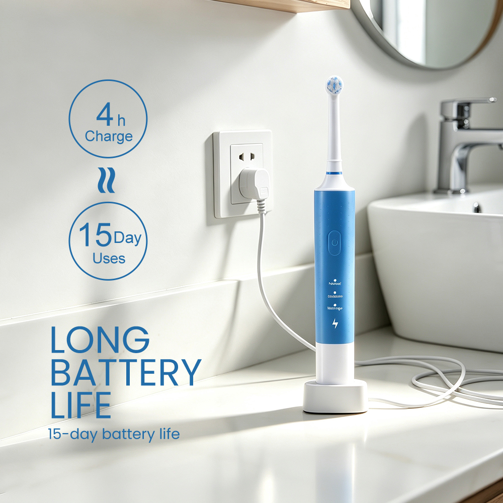IPX8 Waterproof Rotating Electric Toothbrush OEM Manufacturer Copy