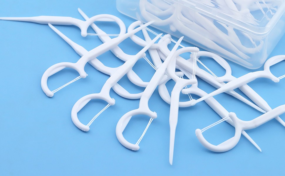 OEM Customize PTFE dental floss picks.jpg